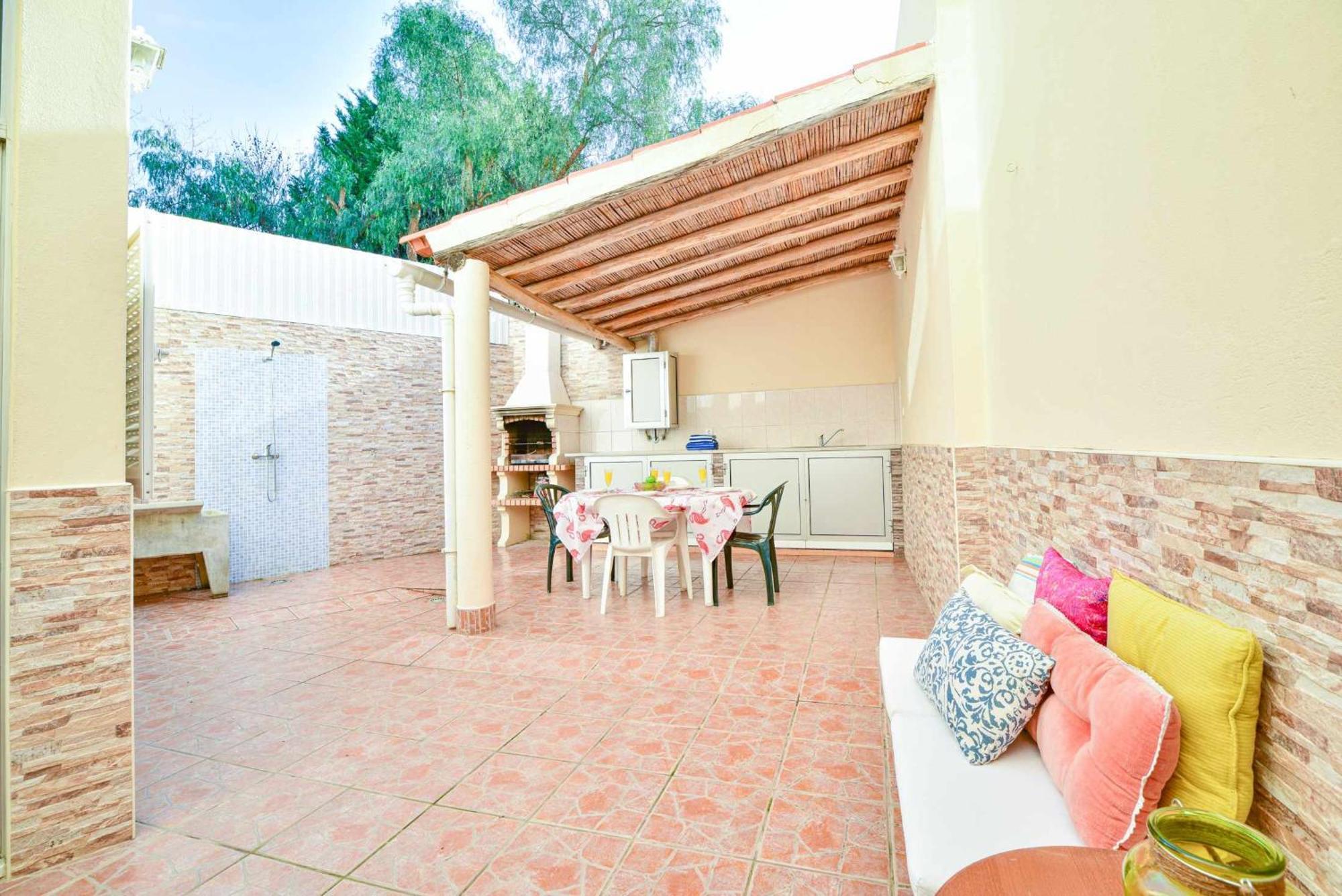 Apartamento com pátio Algoz Exterior foto